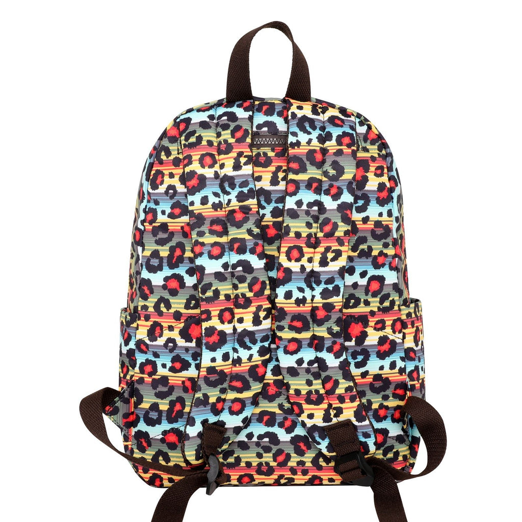 Multi Color Leopard Print Backpack - 260 Broadway Boutique