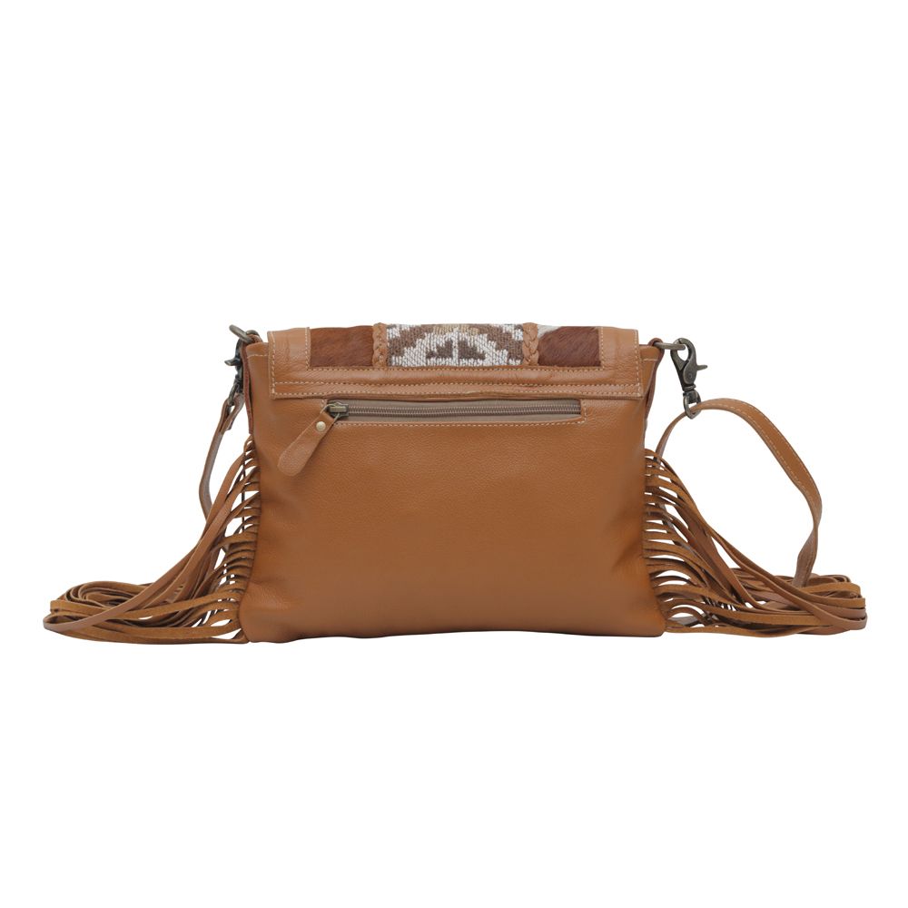 Myra Elisa Fringe Leather & Hairon Bag - 260 Broadway Boutique