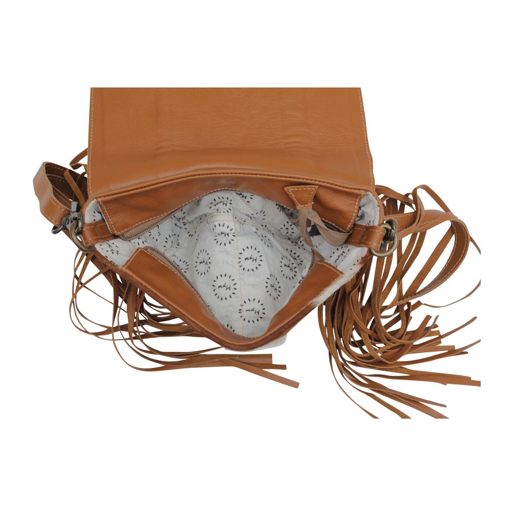 Myra Elisa Fringe Leather & Hairon Bag - 260 Broadway Boutique