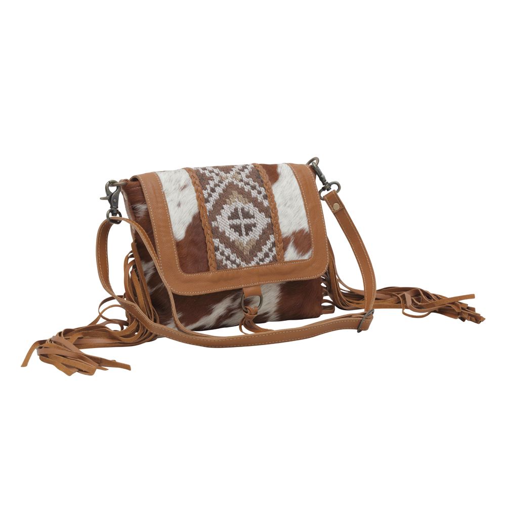 Myra Elisa Fringe Leather & Hairon Bag - 260 Broadway Boutique