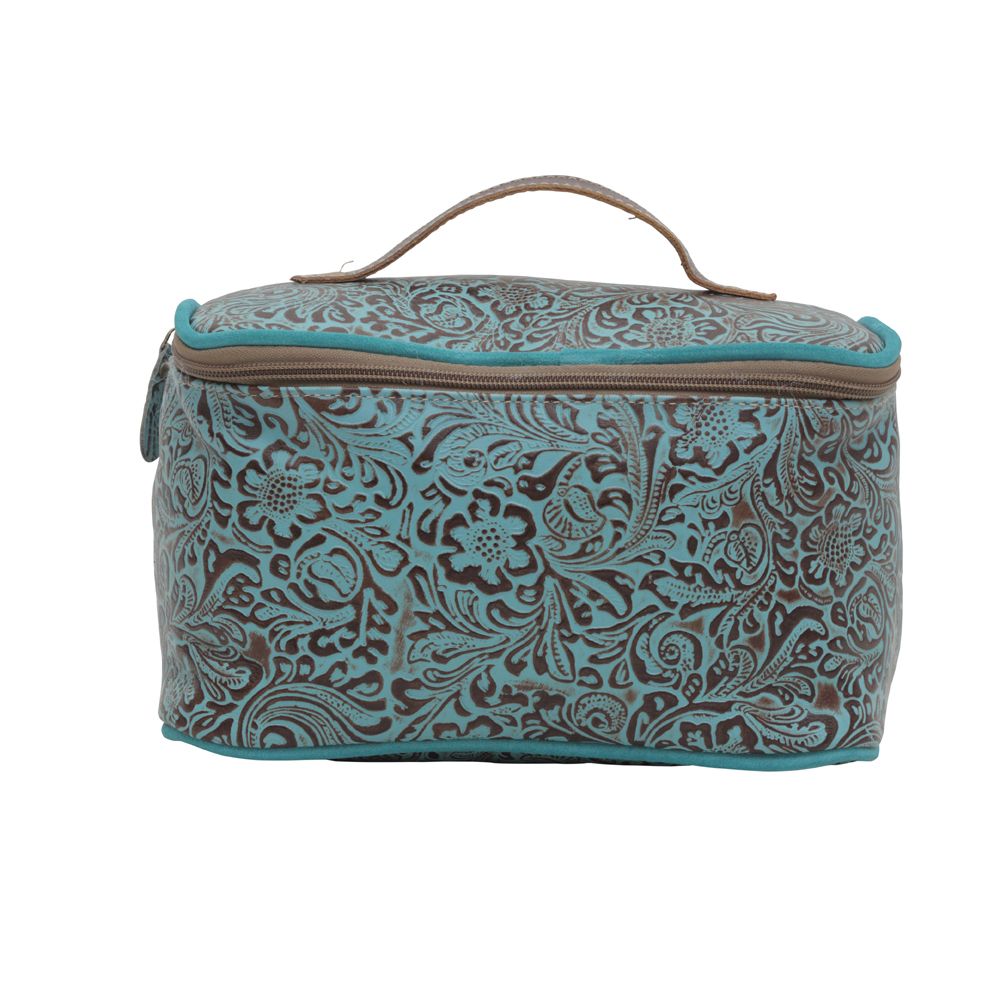 Myra Turquoise Shaving Kit Bag - 260 Broadway Boutique