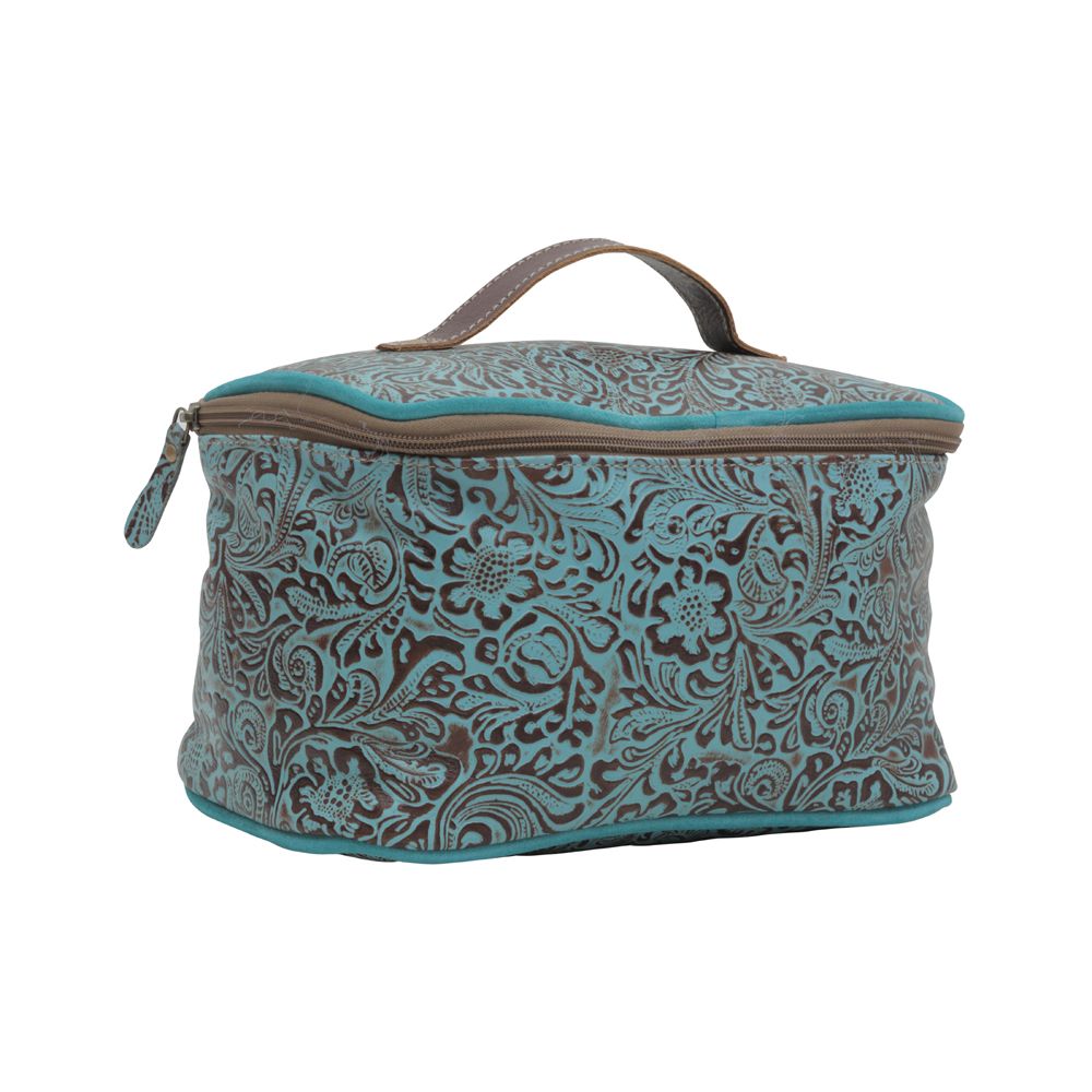 Myra Turquoise Shaving Kit Bag - 260 Broadway Boutique