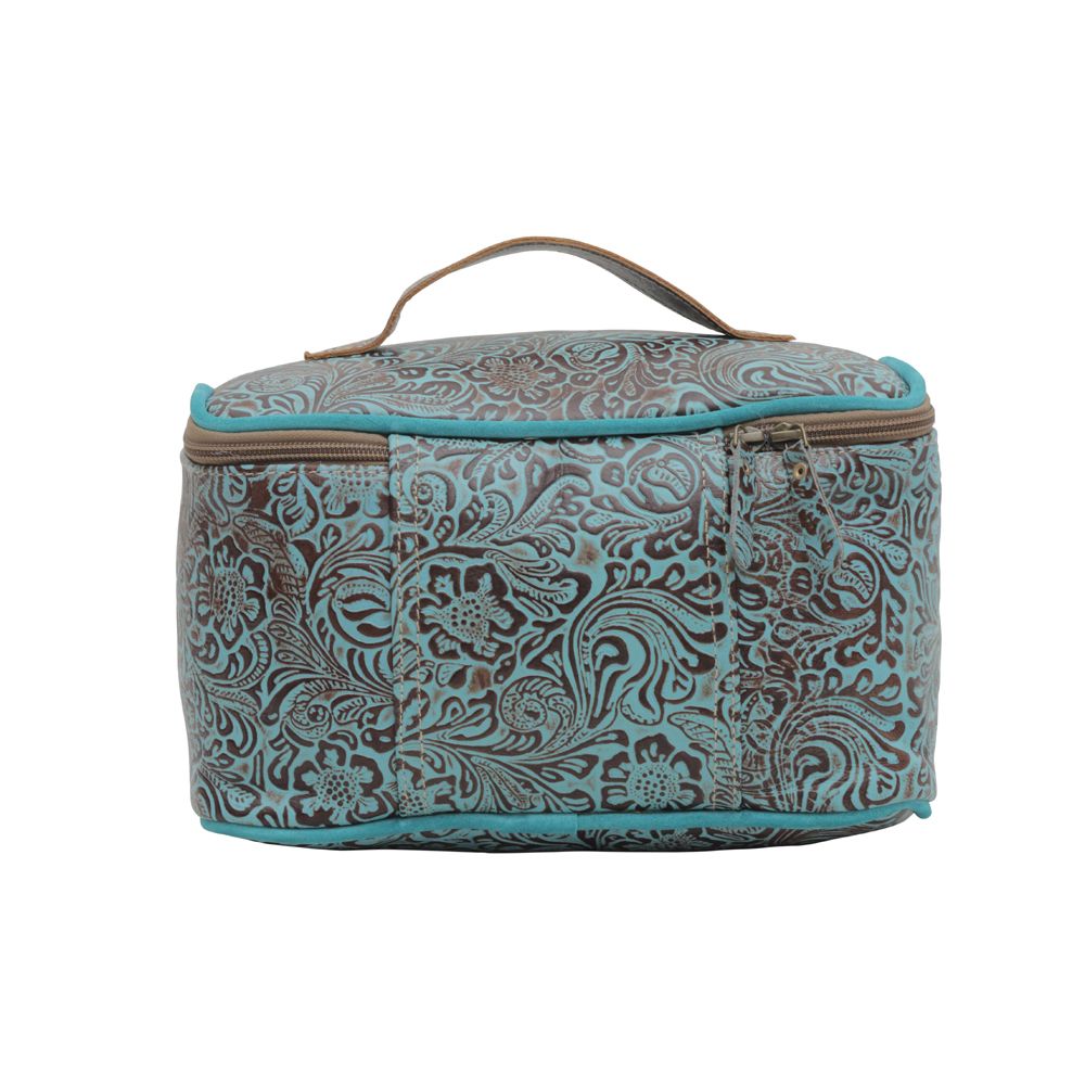 Myra Turquoise Shaving Kit Bag - 260 Broadway Boutique