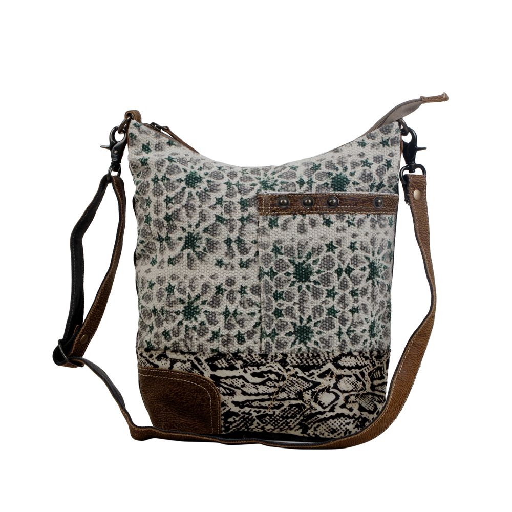 MYRA Unconventionally Etched Shoulder Bag - 260 Broadway Boutique