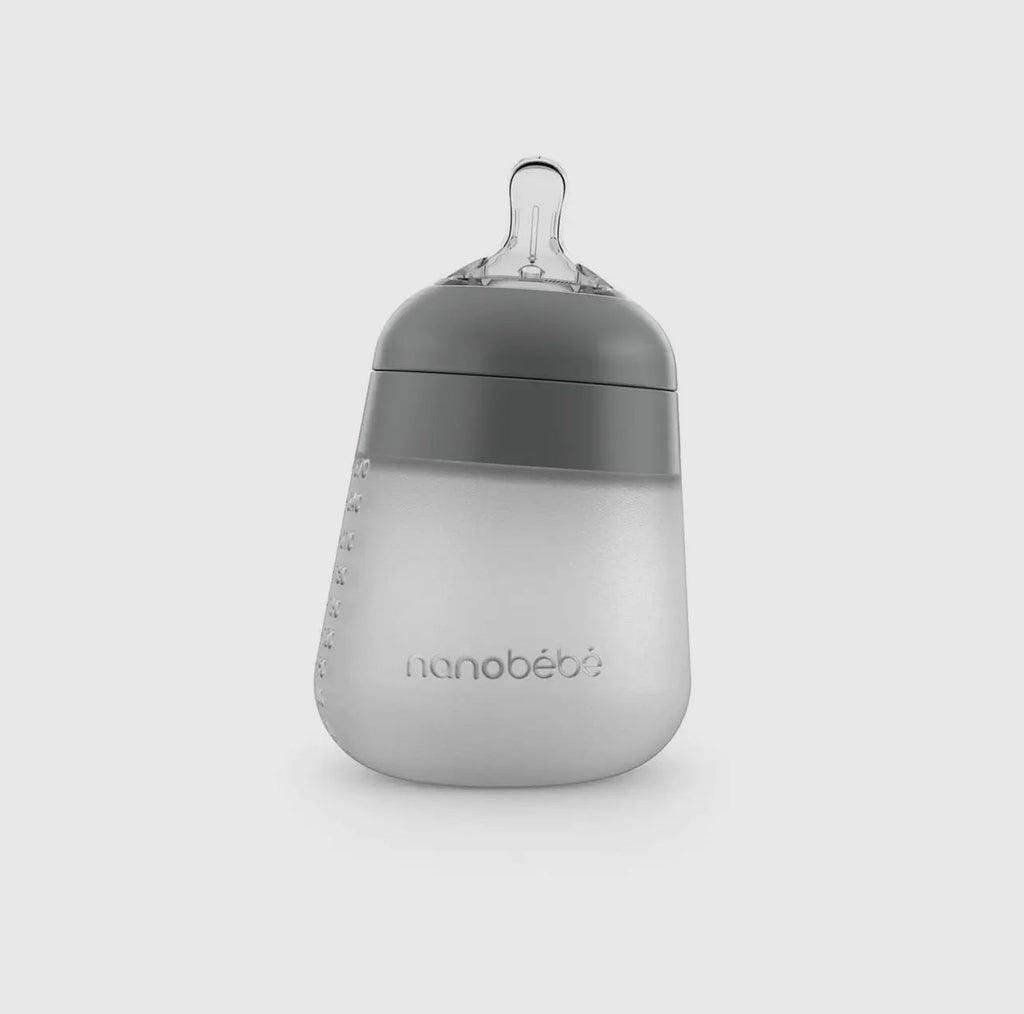 Nanobebe Bottle Single Grey - 260 Broadway Boutique