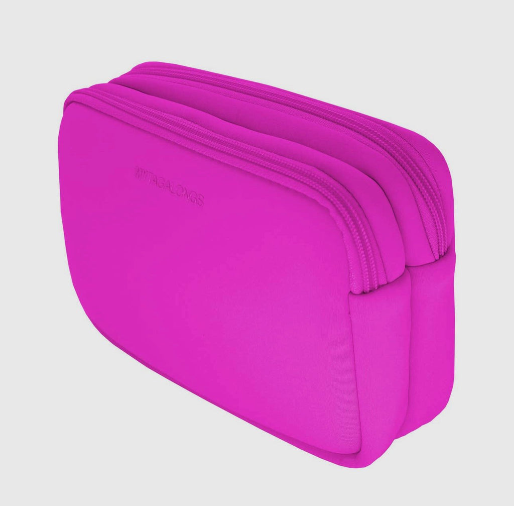 Neoprene 2 Zipper Organizing Pouch - 260 Broadway Boutique