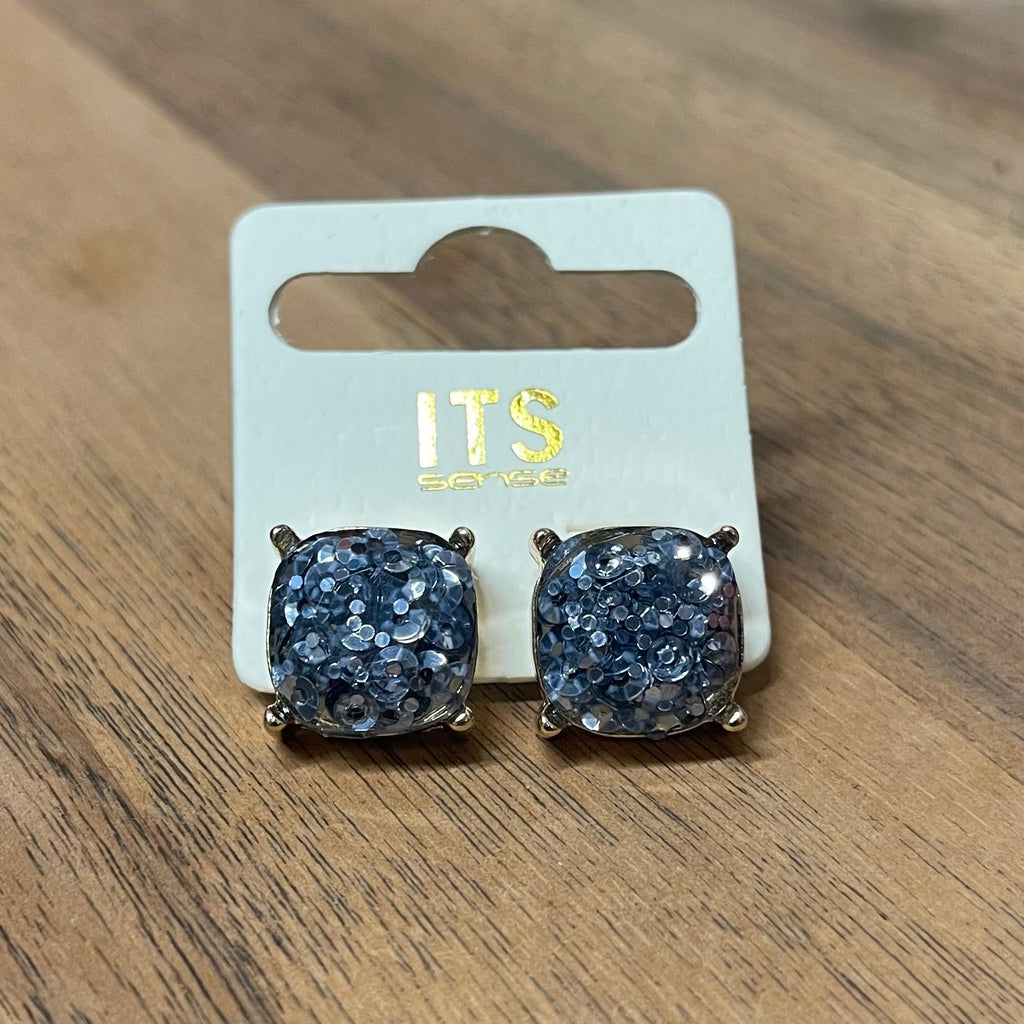 New Square Studs - 260 Broadway Boutique