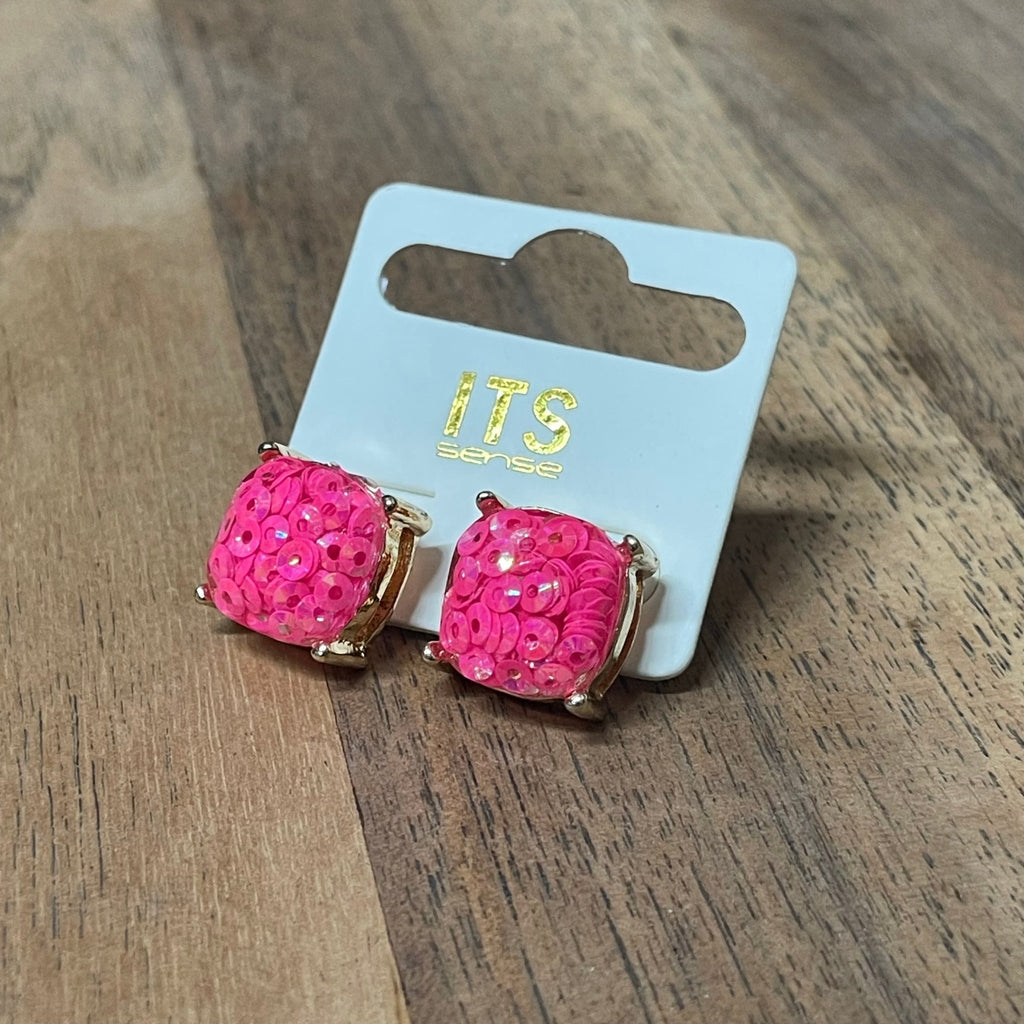 New Square Studs - 260 Broadway Boutique