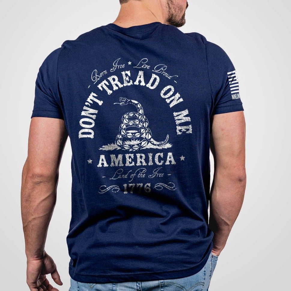 Nine Line Men's T-Shirt - Don't Tread On Me - 260 Broadway Boutique