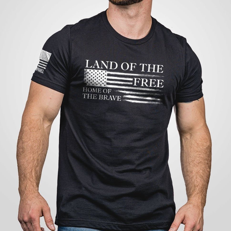 Nine Line Men's T-Shirt - Home of the Brave - 260 Broadway Boutique