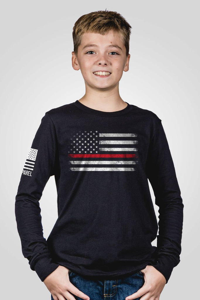 Nine Line YOUTH Red Line Longsleeve - 260 Broadway Boutique