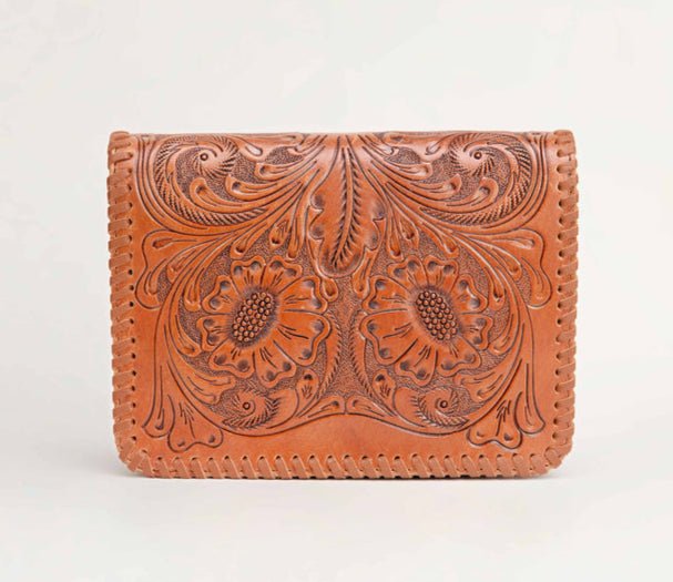 Nino Hand Tooled Purse - 260 Broadway Boutique