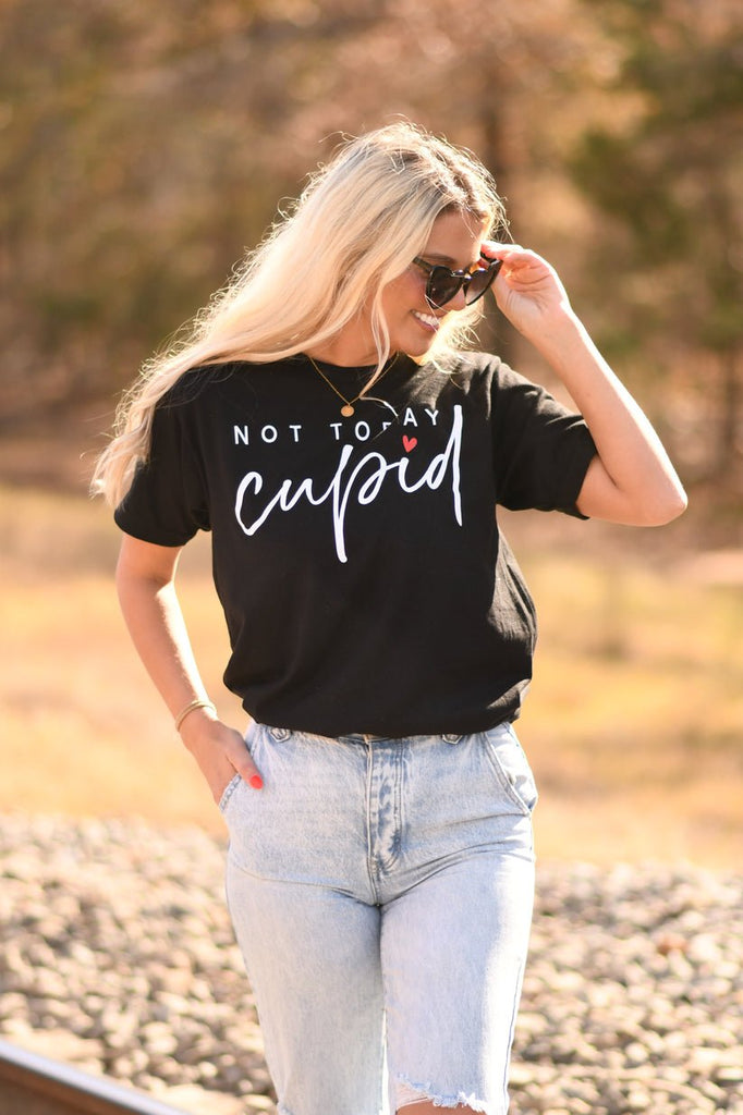 Not Today Cupid Tee - 260 Broadway Boutique