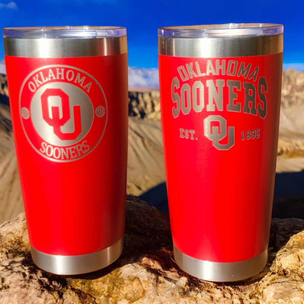 Oklahoma Sooner 20 Ounce Tumbler - 260 Broadway Boutique