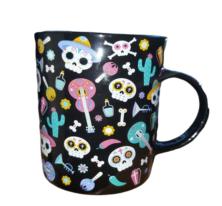 Oversized Sugar Skull Mug - 260 Broadway Boutique