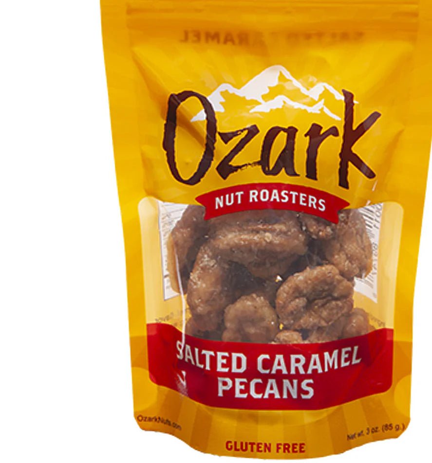 Ozark Nut Roasters Salted Caramel Pecans 3oz - 260 Broadway Boutique