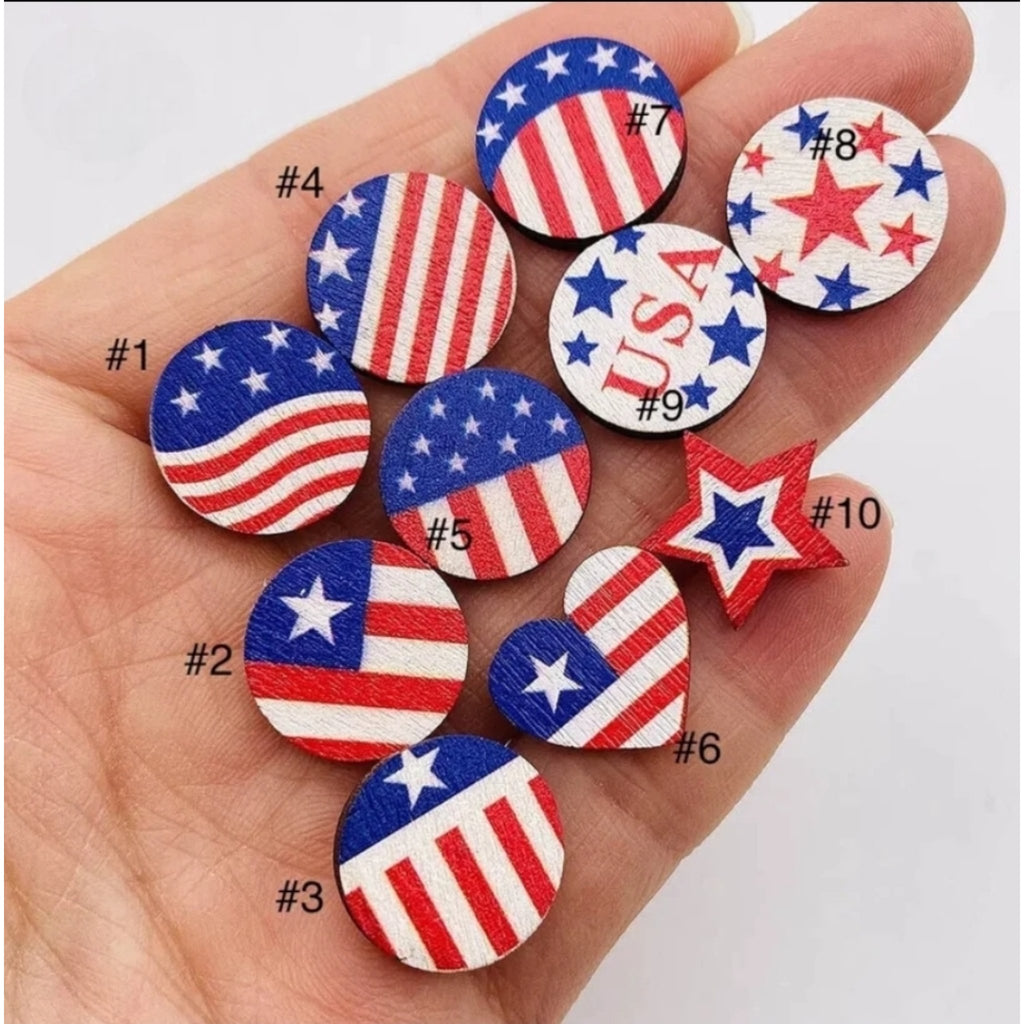 Patriotic Earrings - 260 Broadway Boutique