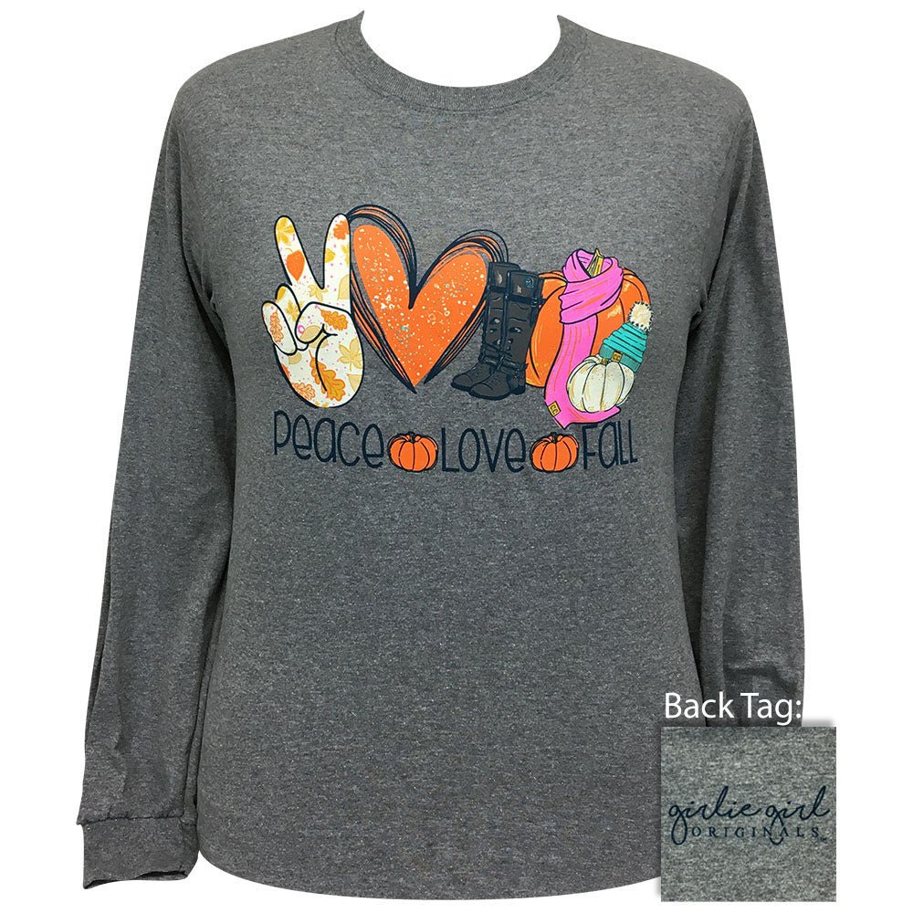 Peace Love Fall Longsleeve Tee - 260 Broadway Boutique