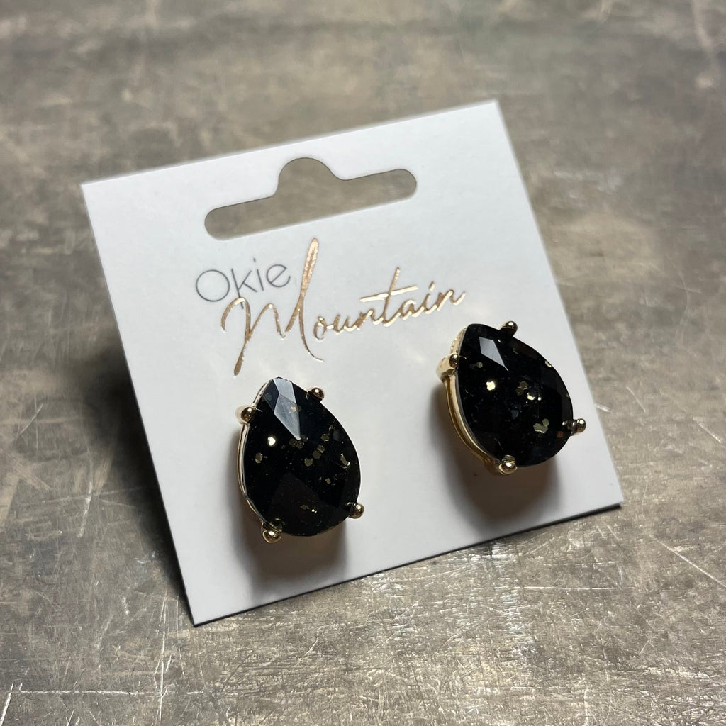 Pear Jewel Studs - 260 Broadway Boutique