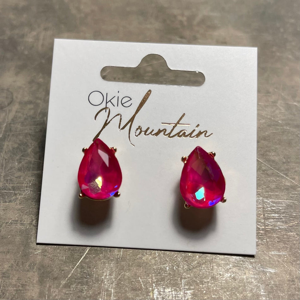 Pear Jewel Studs - 260 Broadway Boutique