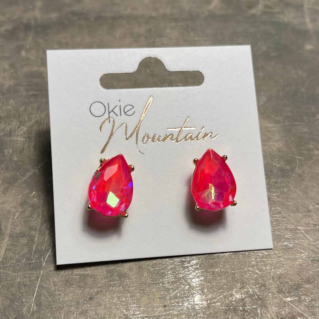 Pear Jewel Studs - 260 Broadway Boutique