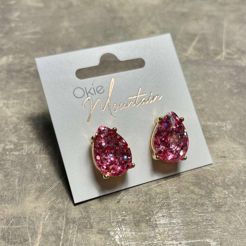 Pear Jewel Studs - 260 Broadway Boutique