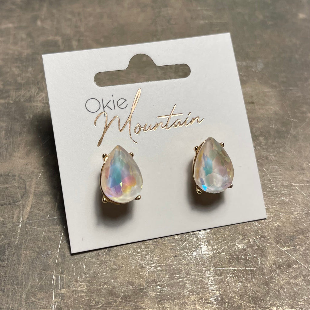 Pear Jewel Studs - 260 Broadway Boutique