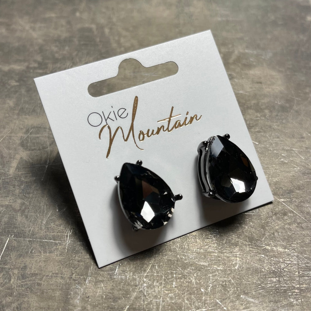 Pear Jewel Studs - 260 Broadway Boutique