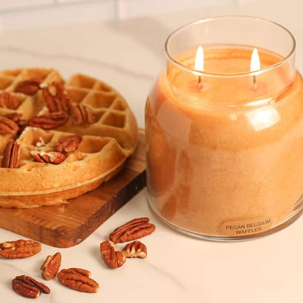 Pecan Belgium Waffles - 34oz Papa Candle - 260 Broadway Boutique