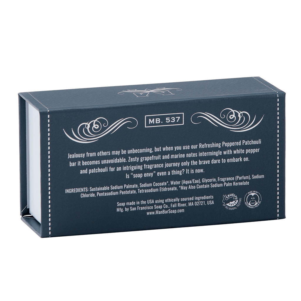 Peppered Patchouli Man Bar - 260 Broadway Boutique