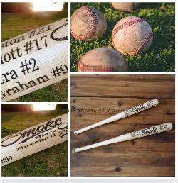 Personalized Baseball Bat 18" - 260 Broadway Boutique