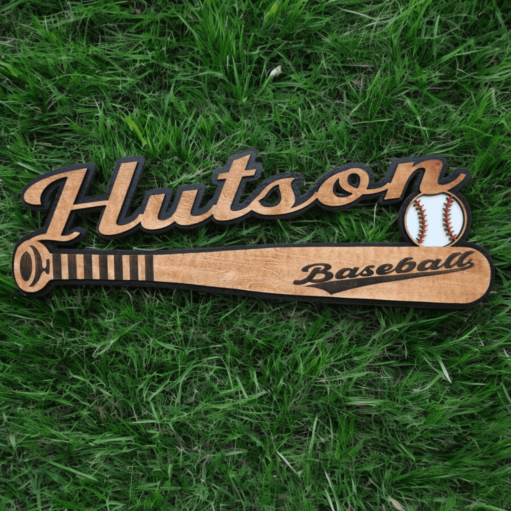 PERSONALIZED Baseball/Softball Wood Sign - 260 Broadway Boutique