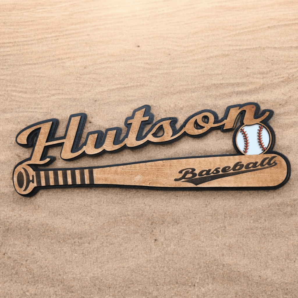 PERSONALIZED Baseball/Softball Wood Sign - 260 Broadway Boutique