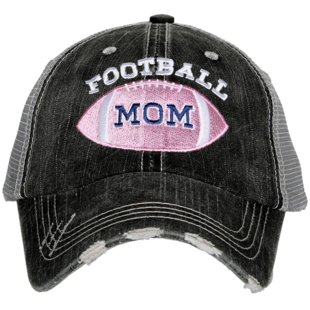 Pink Football Mom Trucker Hat - 260 Broadway Boutique