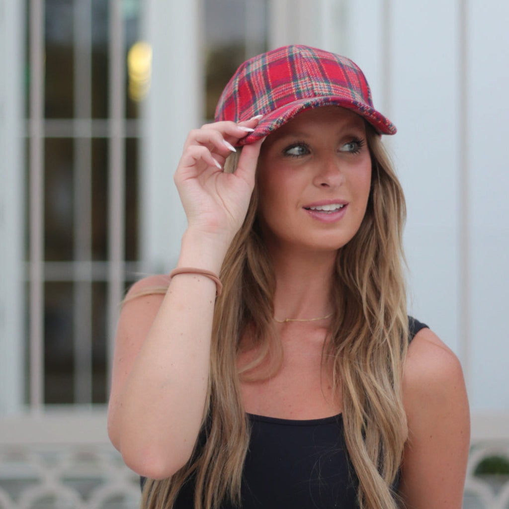 Plaid Hat - 260 Broadway Boutique