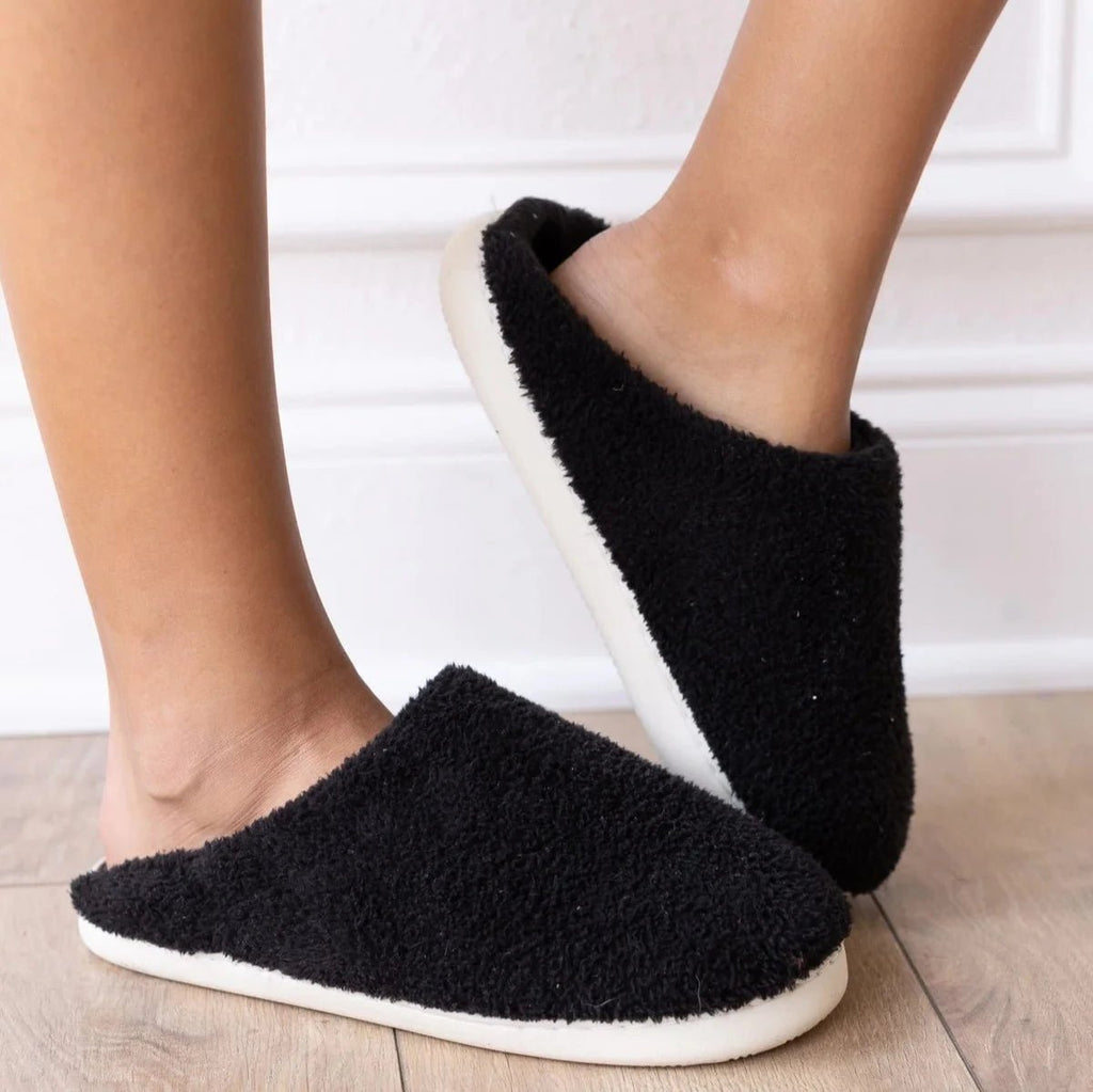 Plushy Bliss Slippers (2 Colors) - 260 Broadway Boutique