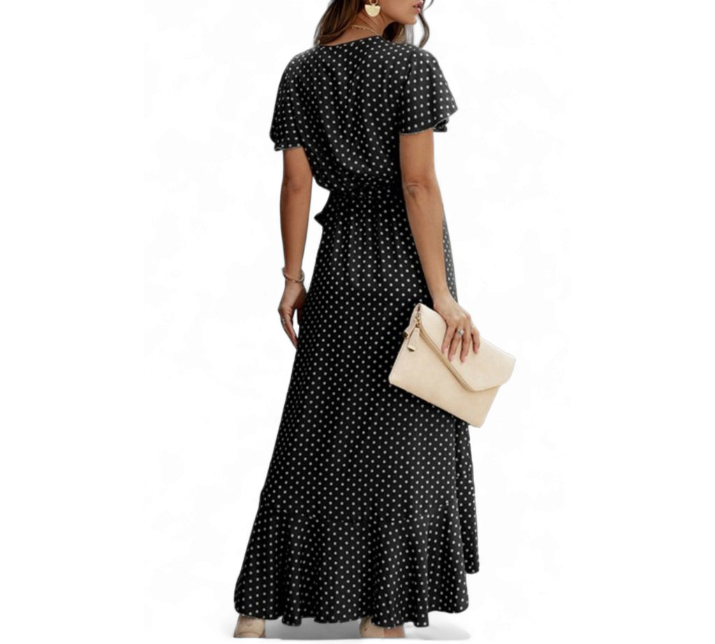 Polka Dot Empire Waist Dress 260 Broadway Boutique Polka Dot Empire Waist Dress 260 Broadway Boutique