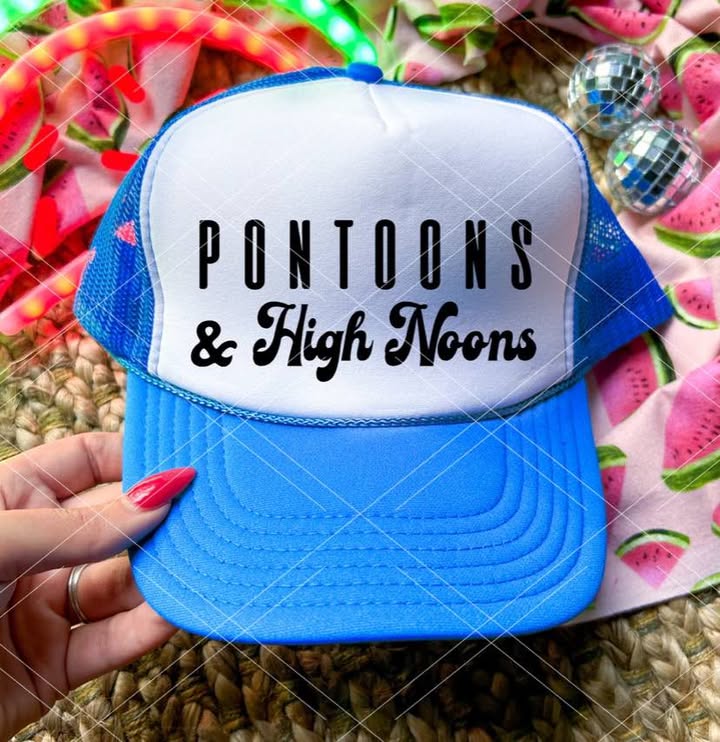 Pontoons & High Noons Trucker - 260 Broadway Boutique