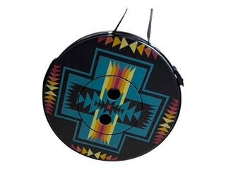 Portable Folding Stool - Southwestern Pattern - 260 Broadway Boutique