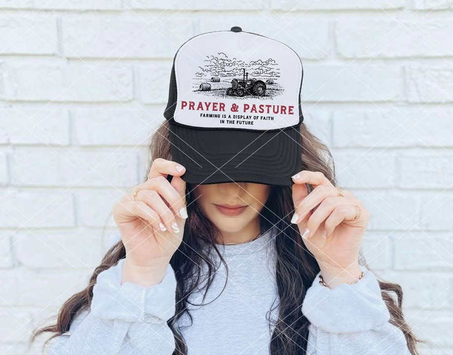 Prayer & Pasture Trucker (black) - 260 Broadway Boutique