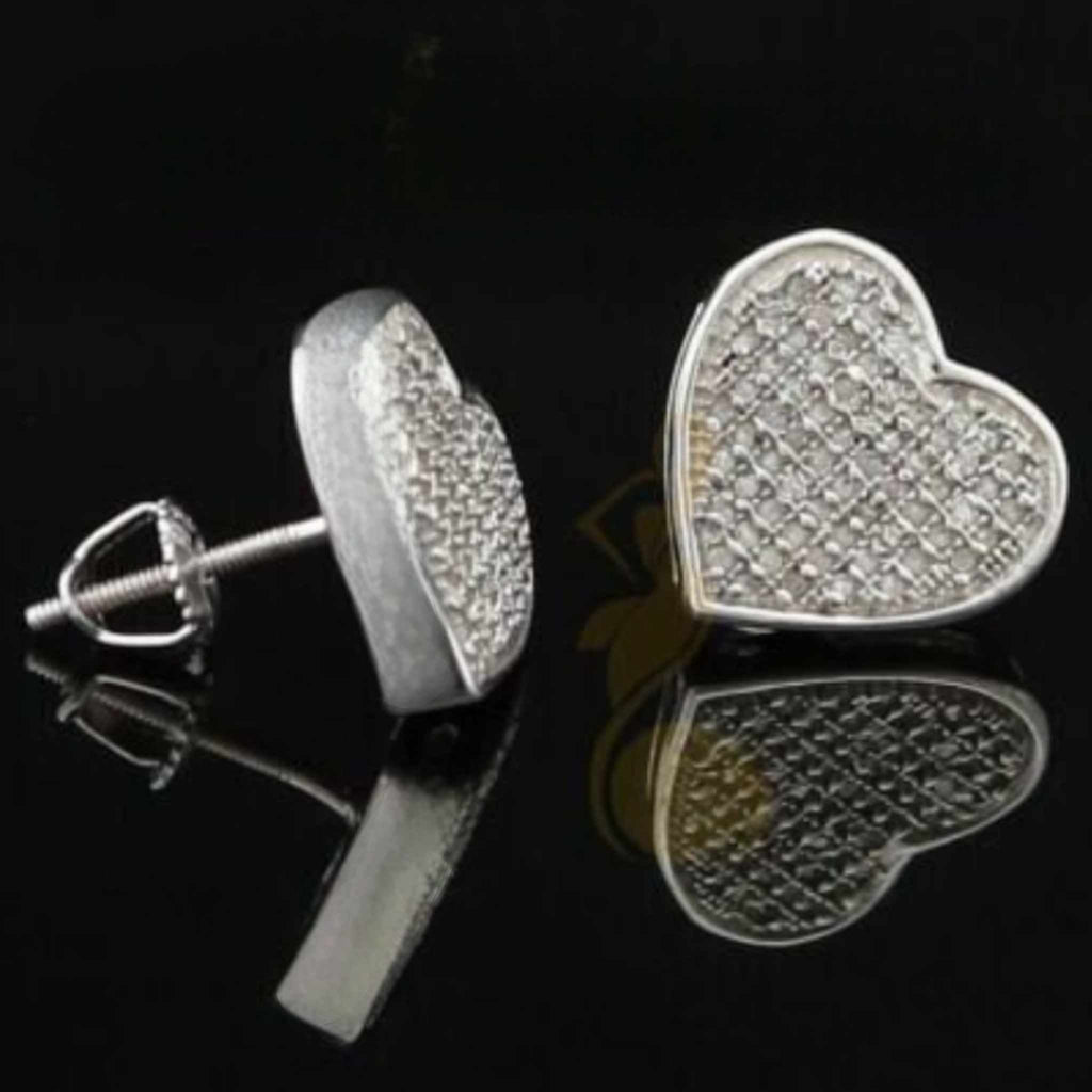 Premium CZ Heart Earrings - 260 Broadway Boutique