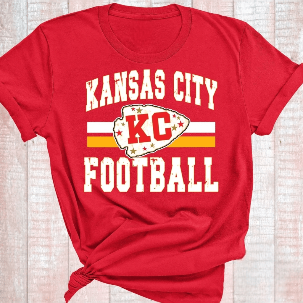 PREORDER KC Football Tshirt - 260 Broadway Boutique