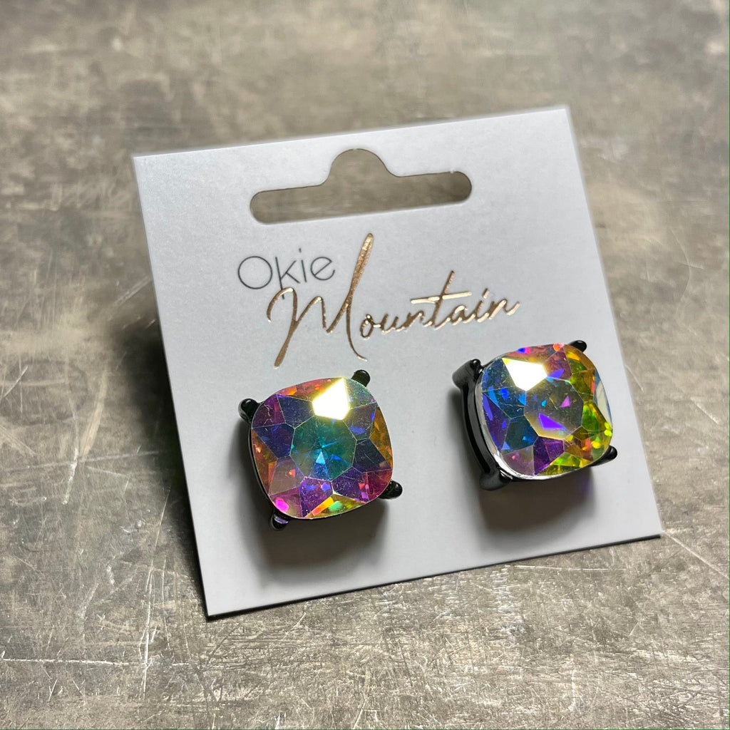 Proud Black Oil Slick Stud - 260 Broadway Boutique