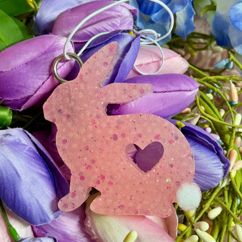 Purple Glitter Bunny Car Freshie - 260 Broadway Boutique