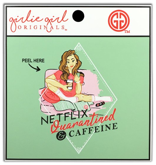 Quarantined & Caffeine Decal - 260 Broadway Boutique