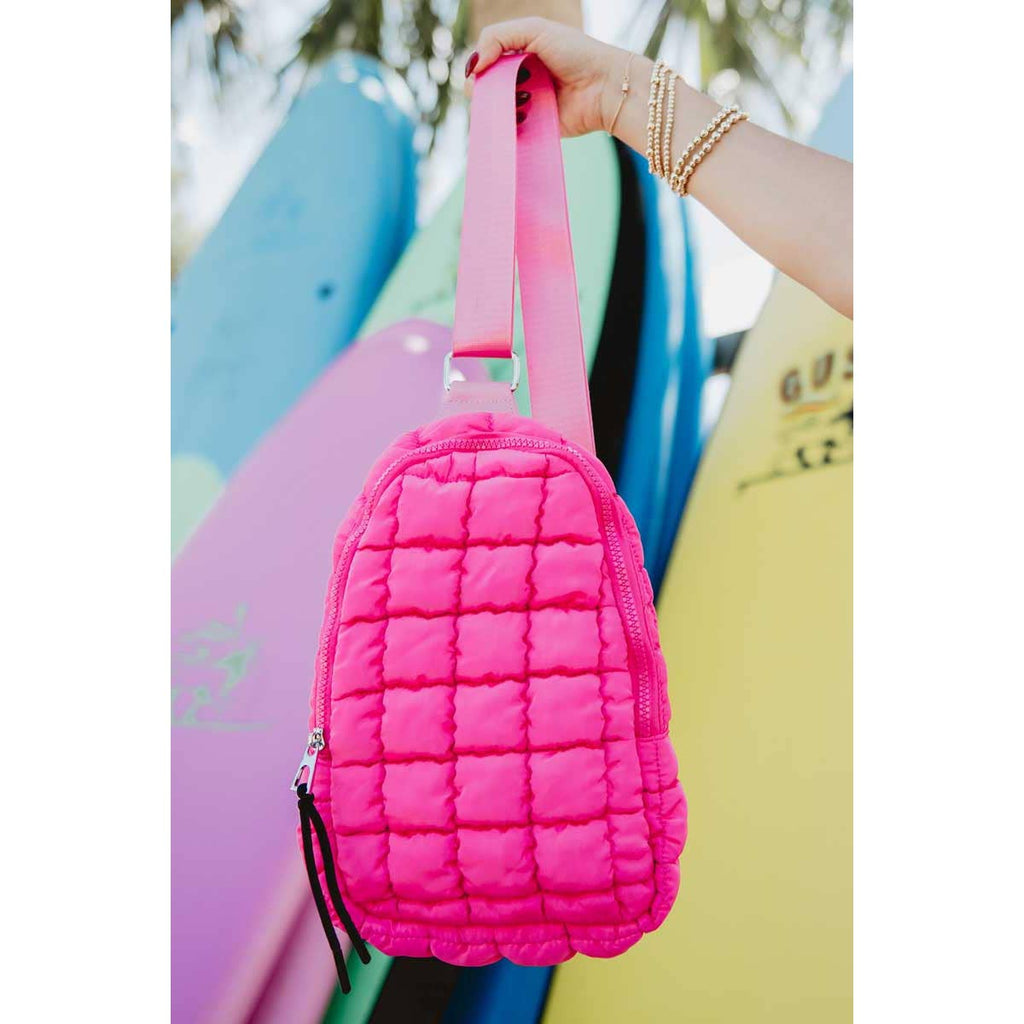 Quilted Sling Bag (Multiple Colors) - 260 Broadway Boutique