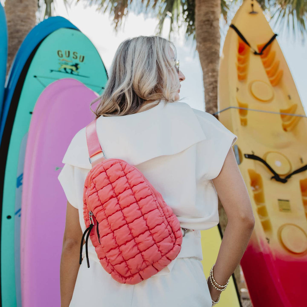 Quilted Sling Bag (Multiple Colors) - 260 Broadway Boutique