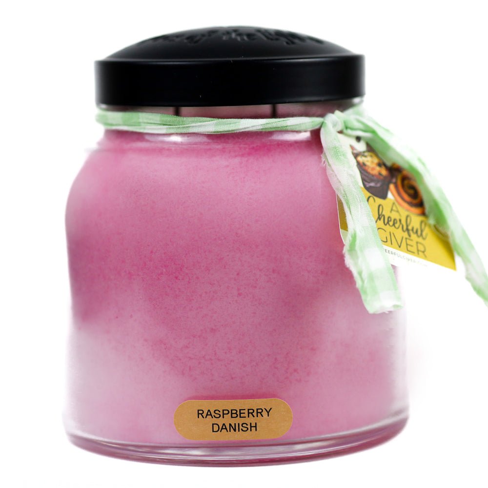 Raspberry Danish - 34 oz Papa Candle - 260 Broadway Boutique
