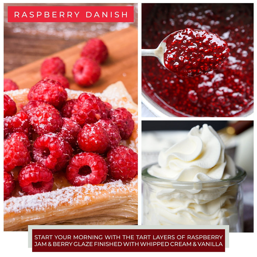Raspberry Danish - 34 oz Papa Candle - 260 Broadway Boutique