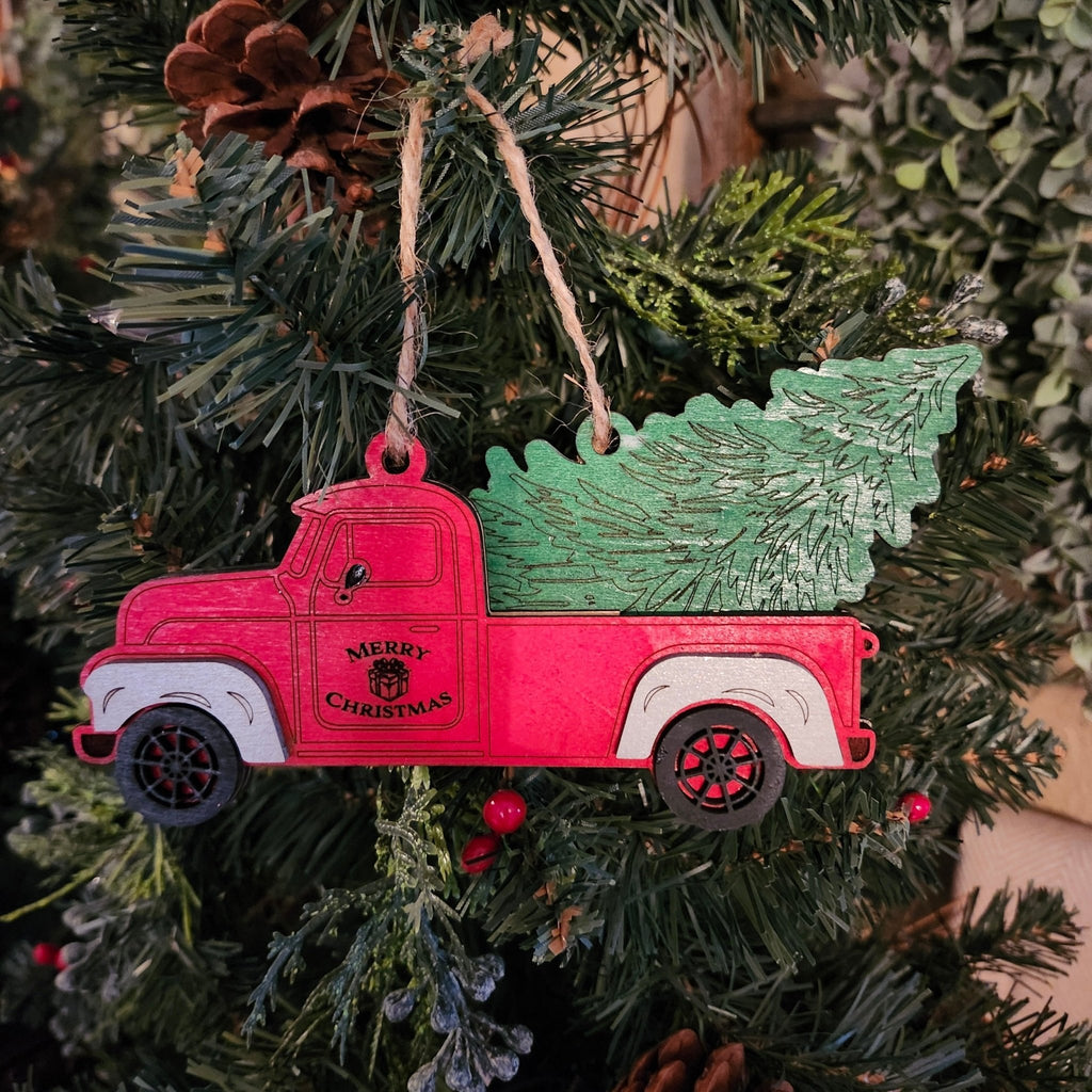 Red Truck Ornament - 260 Broadway Boutique